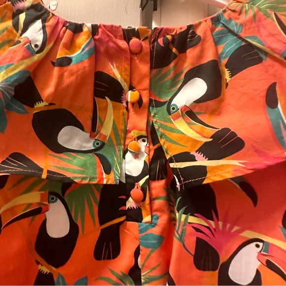 Farm Rio Toucan Dress Size 4T- Mommy Wrap Dress Available - Picture 5 of 16